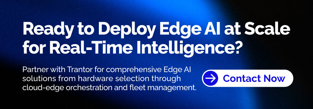 Edge AI deployment solutions banner highlighting real-time intelligence and large-scale edge orchestration.