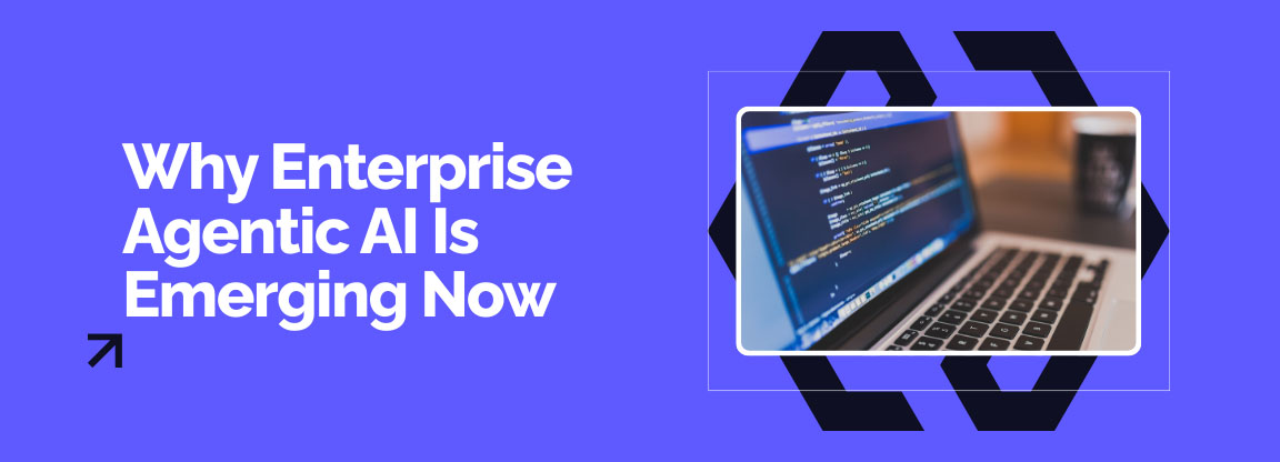 Architecture of enterprise agentic AI showing developer coding on enterprise system