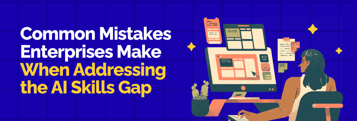 AI skills gap solutions with training platforms, automation tools, and workforce enablement