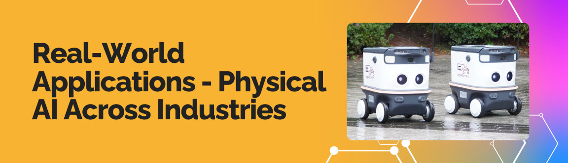 Real-world physical AI applications with autonomous delivery robots operating outdoors