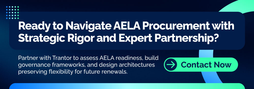 AELA procurement strategy with governance frameworks and scalable enterprise AI licensing partnership